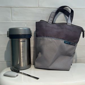 Zojirushi SL-NCE09 Ms. Bento Vacuum Lunch Jar Stainless Steel